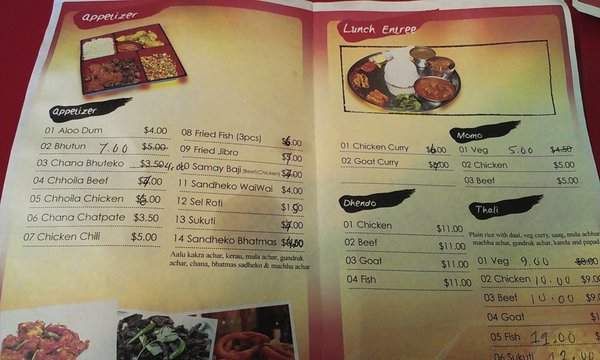 Dhaulagiri Kitchen - Jackson Heights, NY menu_pic