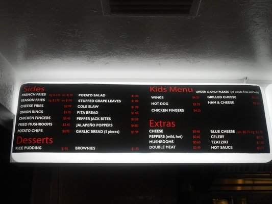Dino's Subs and Pizza - Holiday, FL menu_pic