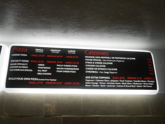 Dino's Subs and Pizza - Holiday, FL menu_pic