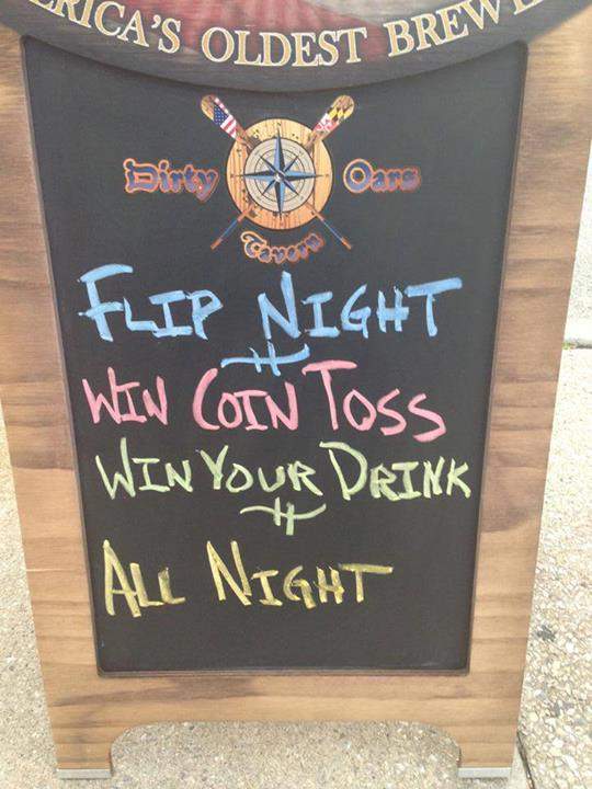 Dirty Oars Tavern - Baltimore, MD menu_pic