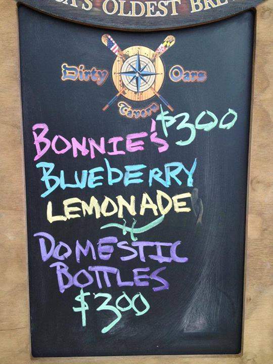 Dirty Oars Tavern - Baltimore, MD menu_pic