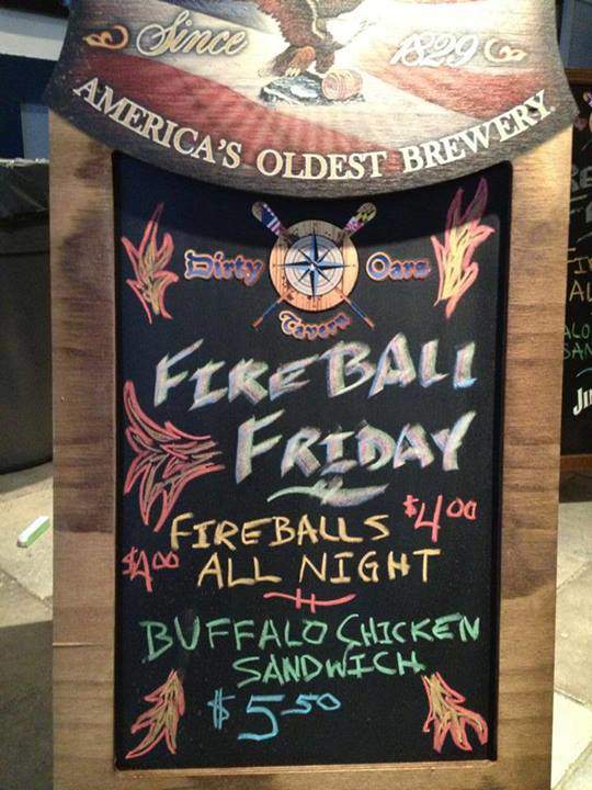 Dirty Oars Tavern - Baltimore, MD menu_pic