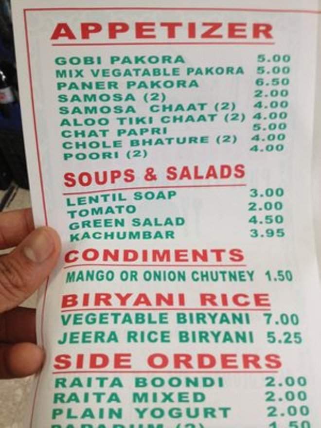 Doaba Deli - New York, NY menu_pic