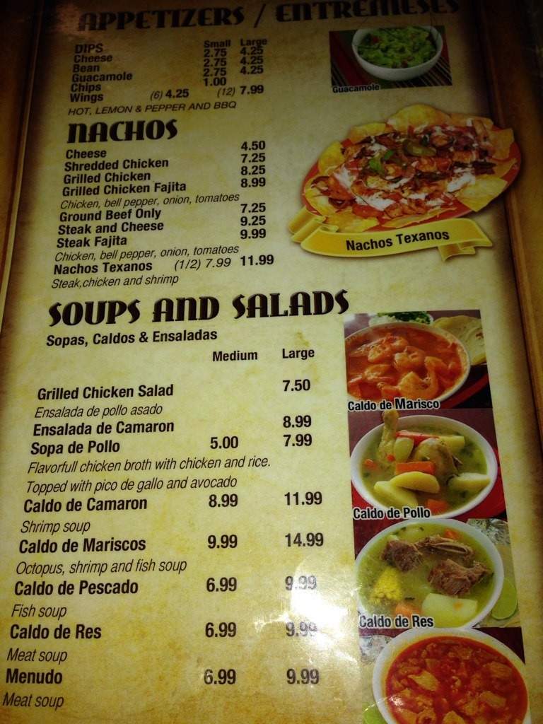 Don Jose - Lawrenceville, GA menu_pic