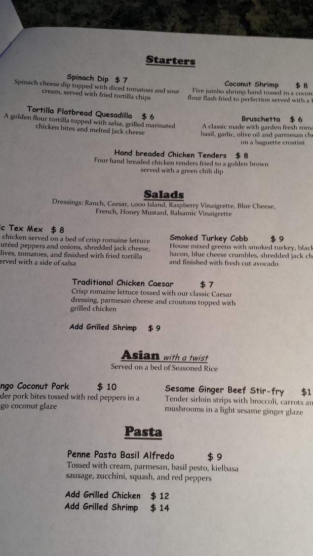 Doug's Place--Grill on the Hill - Loudon, TN menu_pic