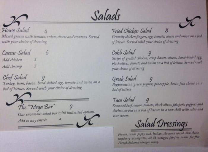 Downtown on the Square - Columbia City, IN menu_pic
