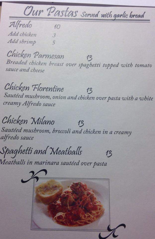 Downtown on the Square - Columbia City, IN menu_pic