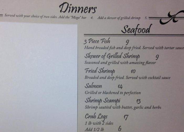 Downtown on the Square - Columbia City, IN menu_pic