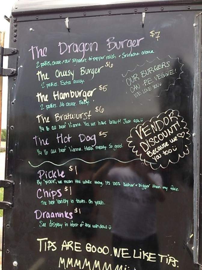 Dragon Wagon - Denver, CO menu_pic