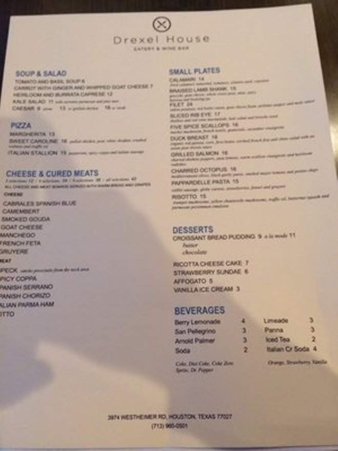 /380208262/Drexel-House-Menu-Houston-TX - Houston, TX