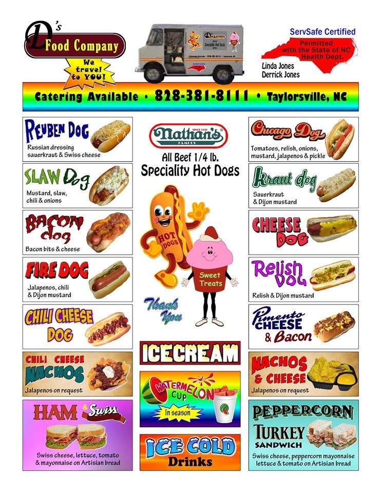 D's Food Company - Taylorsville, NC menu_pic