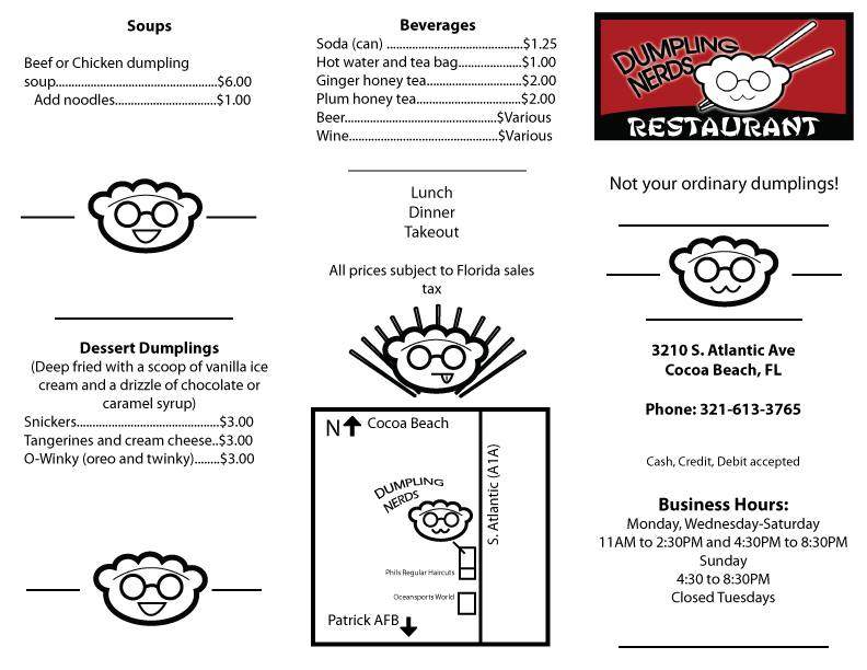 Dumpling Nerds - Cocoa Beach, FL menu_pic