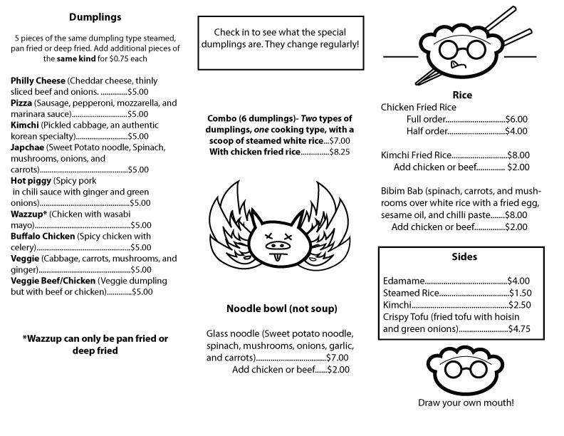Dumpling Nerds - Cocoa Beach, FL menu_pic