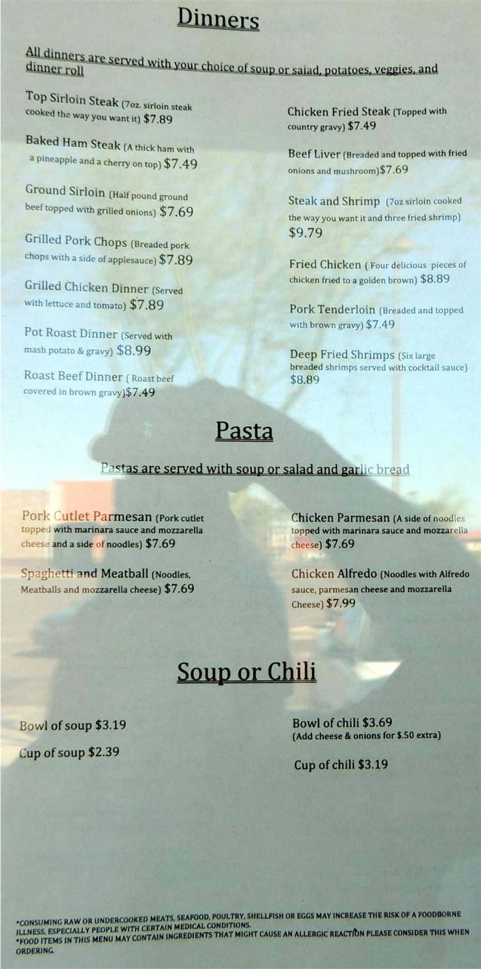 East Valley Cafe - Mesa, AZ menu_pic