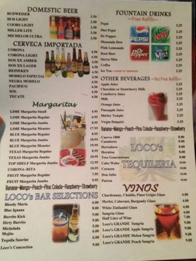 El Burrito Mexican Restaurante - Virginia Beach, VA menu_pic