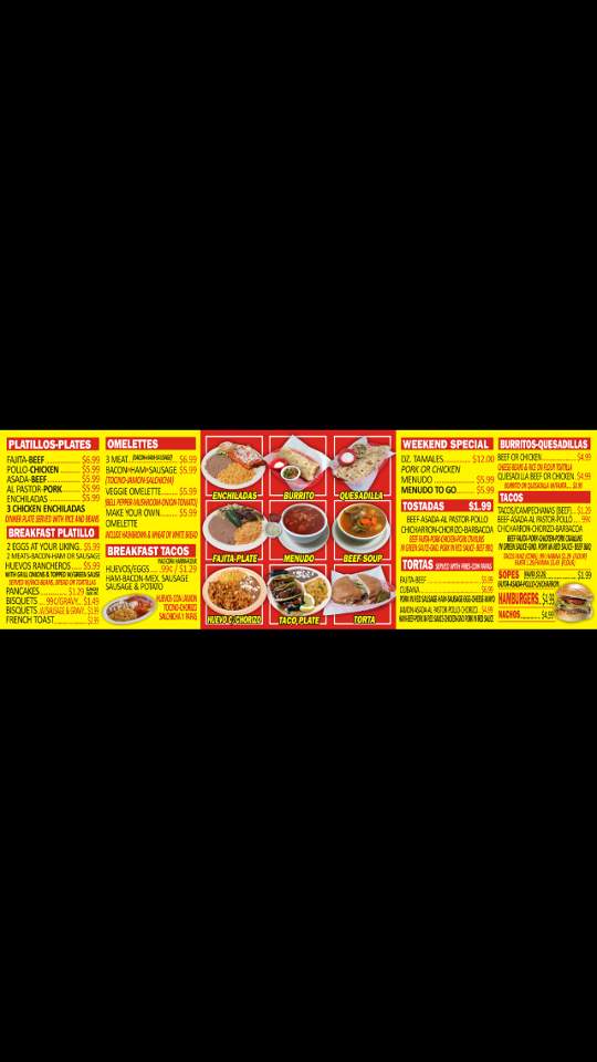 El Centro Meat Market - Lake Dallas, TX menu_pic