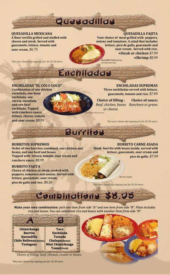 El Coco Loco - Hazelwood, MO menu_pic