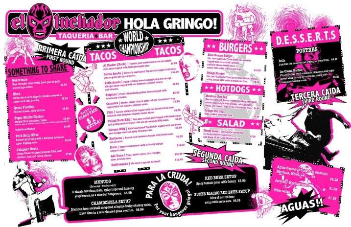 El Luchador Taqueria and Bar - El Paso, TX menu_pic