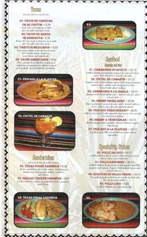 El Patron - Deatsville, AL menu_pic