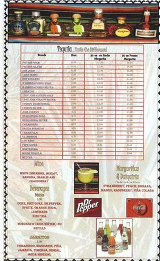 El Patron - Deatsville, AL menu_pic