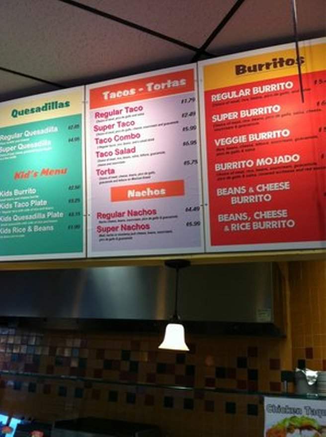 Enchila Taqueria - Livermore, CA menu_pic