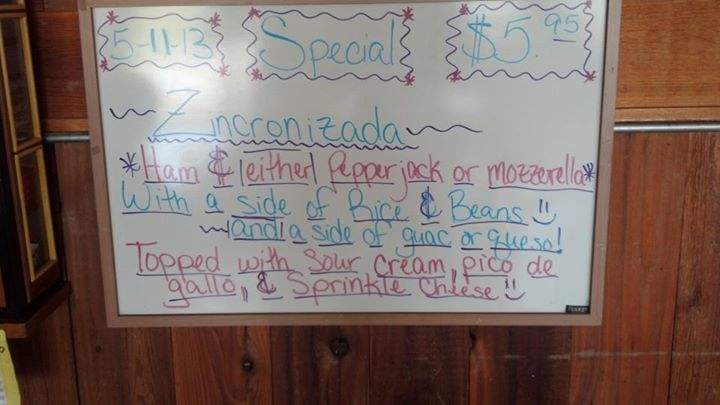 Enrique's Mexican Grill - Stockton, MO menu_pic