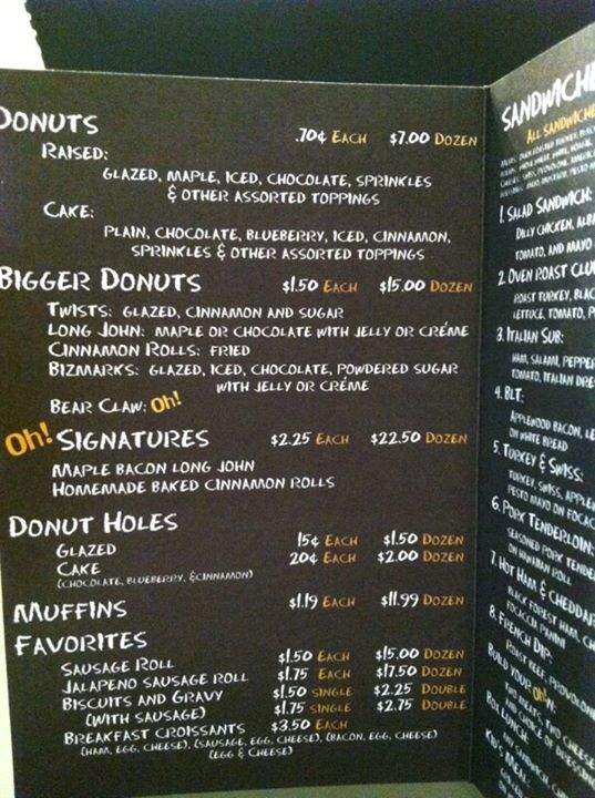 Espressoh - Broken Arrow, OK menu_pic
