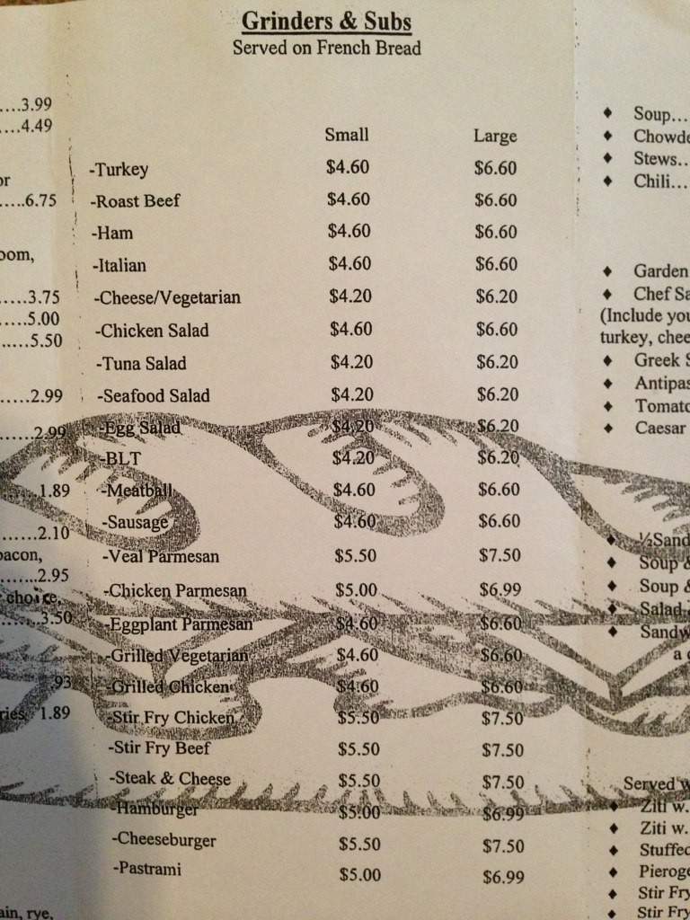 Exchange Street Cafe - Pawtucket, RI menu_pic