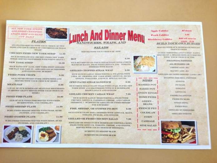 Farm Fresh Cafe - Pineville, LA menu_pic