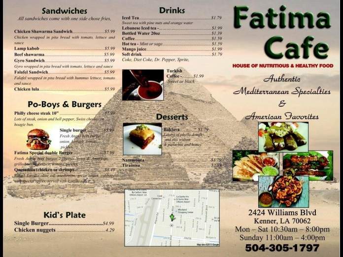/380209738/Fatima-Cafe-Kenner-LA - Kenner, LA