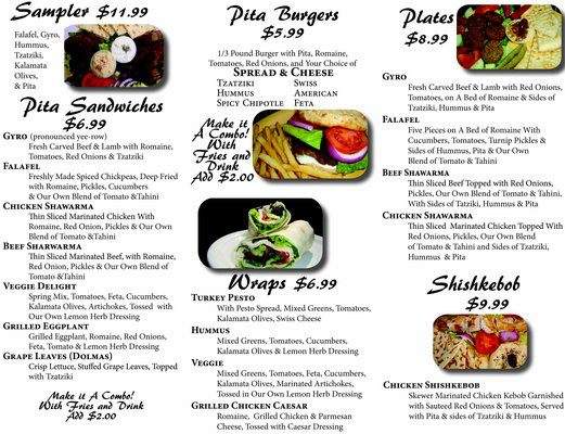 Fatoush - San Luis Obispo, CA menu_pic