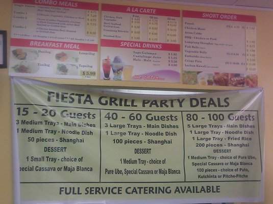 Fiesta Grill - Santa Clarita, CA menu_pic