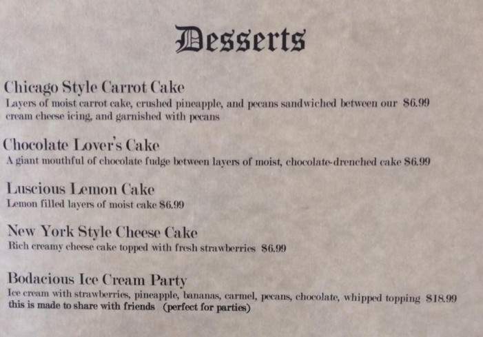 Fire Stone Grill - Logansport, IN menu_pic