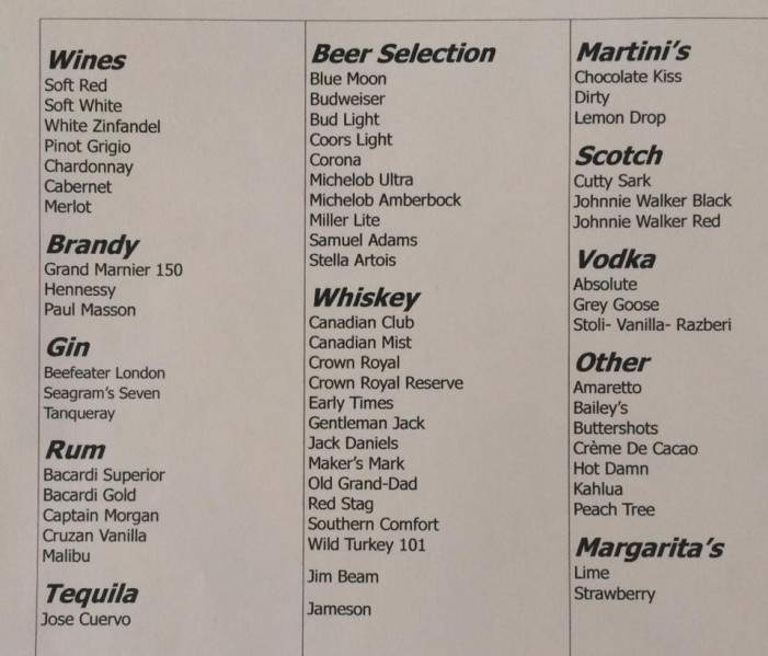 Fire Stone Grill - Logansport, IN menu_pic