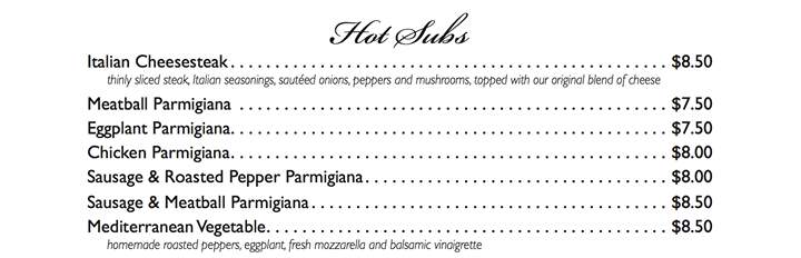 Francesca's Pizza and Wine Bar - Royal Palm Beach, FL menu_pic