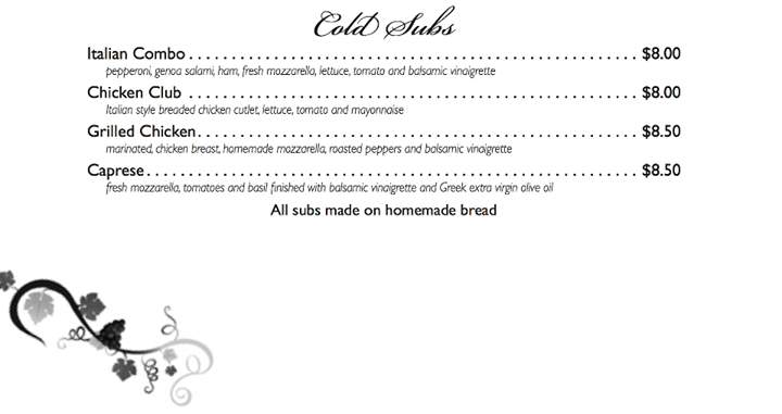 Francesca's Pizza and Wine Bar - Royal Palm Beach, FL menu_pic