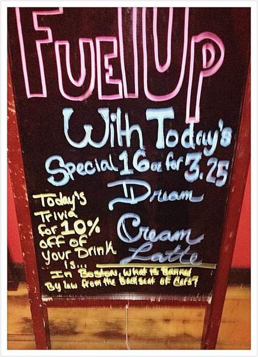 Fuel Coffeehouse - Yakima, WA menu_pic