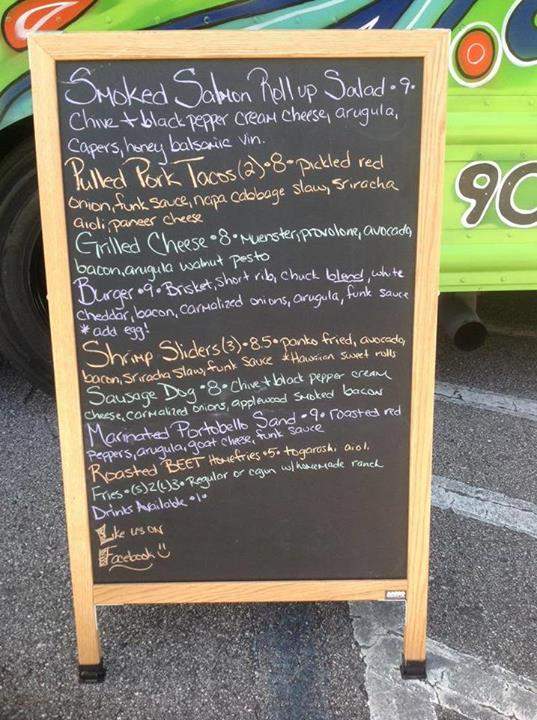 Funkadelic Food Truck - Jacksonville Beach, FL menu_pic