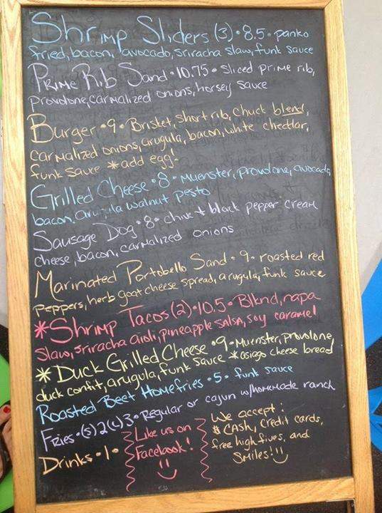 Funkadelic Food Truck - Jacksonville Beach, FL menu_pic