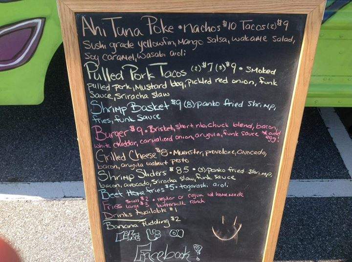 Funkadelic Food Truck - Jacksonville Beach, FL menu_pic