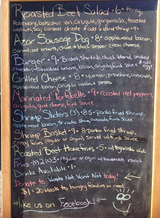 Funkadelic Food Truck - Jacksonville Beach, FL menu_pic