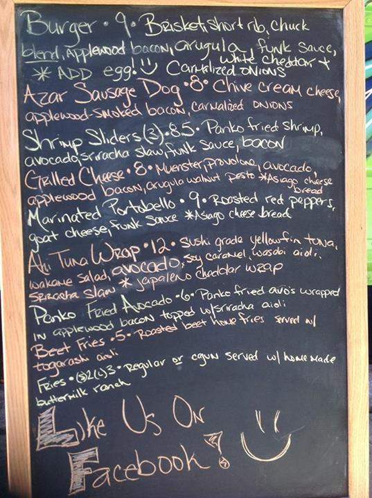Funkadelic Food Truck - Jacksonville Beach, FL menu_pic
