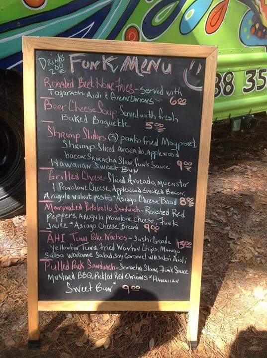 Funkadelic Food Truck - Jacksonville Beach, FL menu_pic