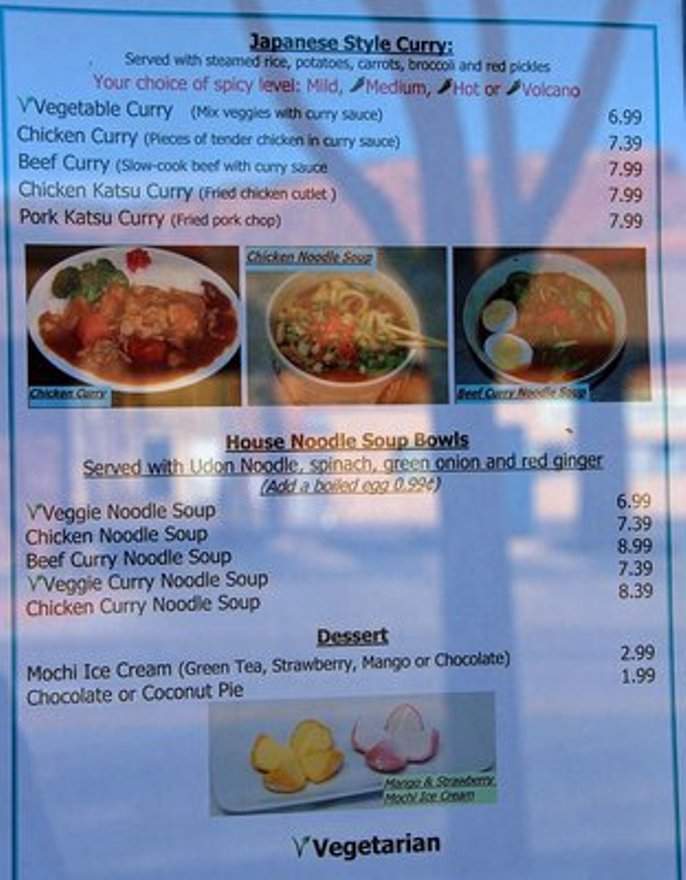 Fusion House - Kanab, UT menu_pic