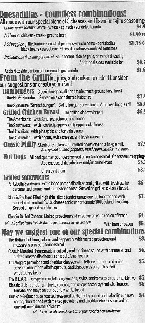 Gateway Eatery - Black Mountain, NC menu_pic