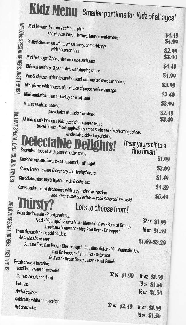 Gateway Eatery - Black Mountain, NC menu_pic