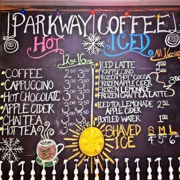 Gatlinburg Parkway Coffee - Gatlinburg, TN menu_pic