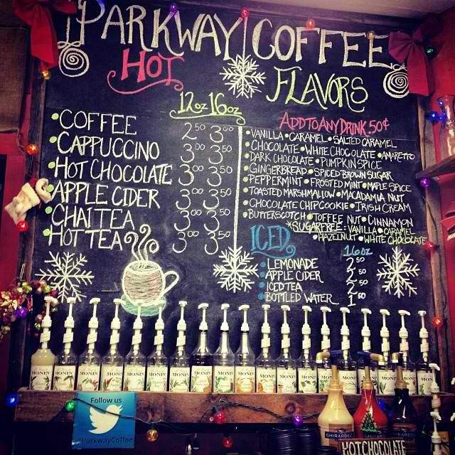 Gatlinburg Parkway Coffee - Gatlinburg, TN menu_pic