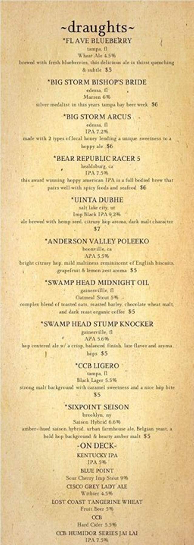 Gill Dawg - Port Richey, FL menu_pic