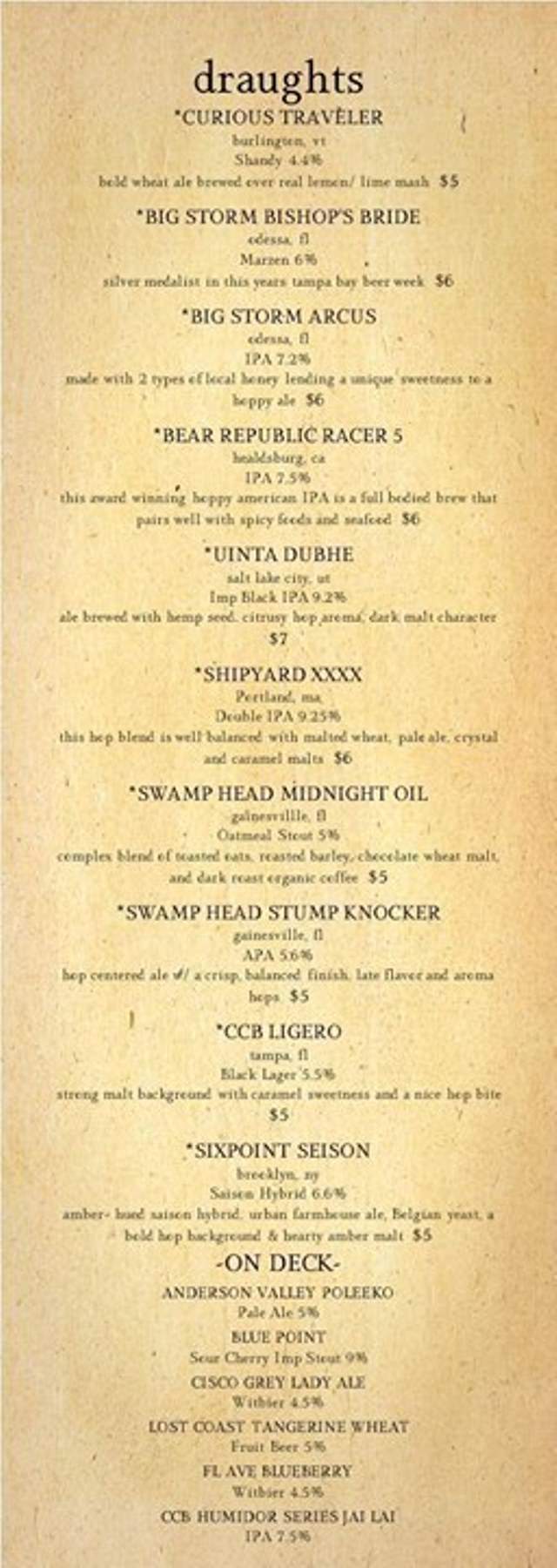 Gill Dawg - Port Richey, FL menu_pic